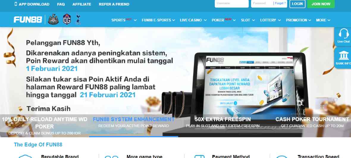 bonus reguler rebat olahraga