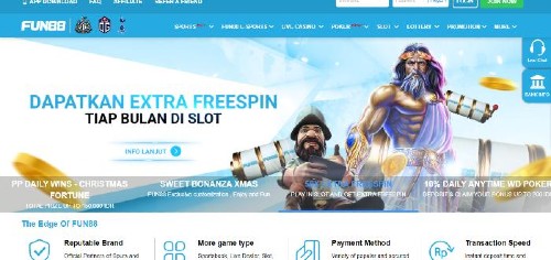 Fun88 bonus penerimaan anggota